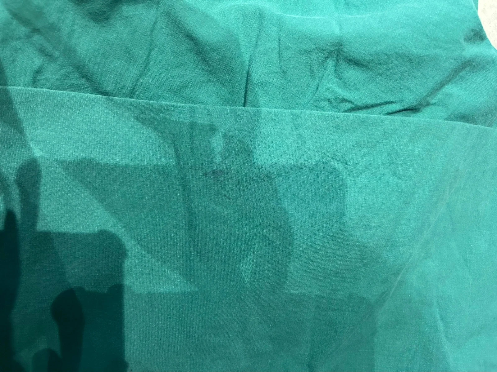Lot de 2 draps housses vert foncée et claire – photo 4